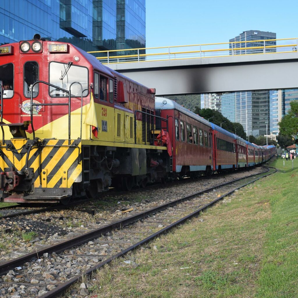 An image from an image bank of the city of Bogota, Colombia.